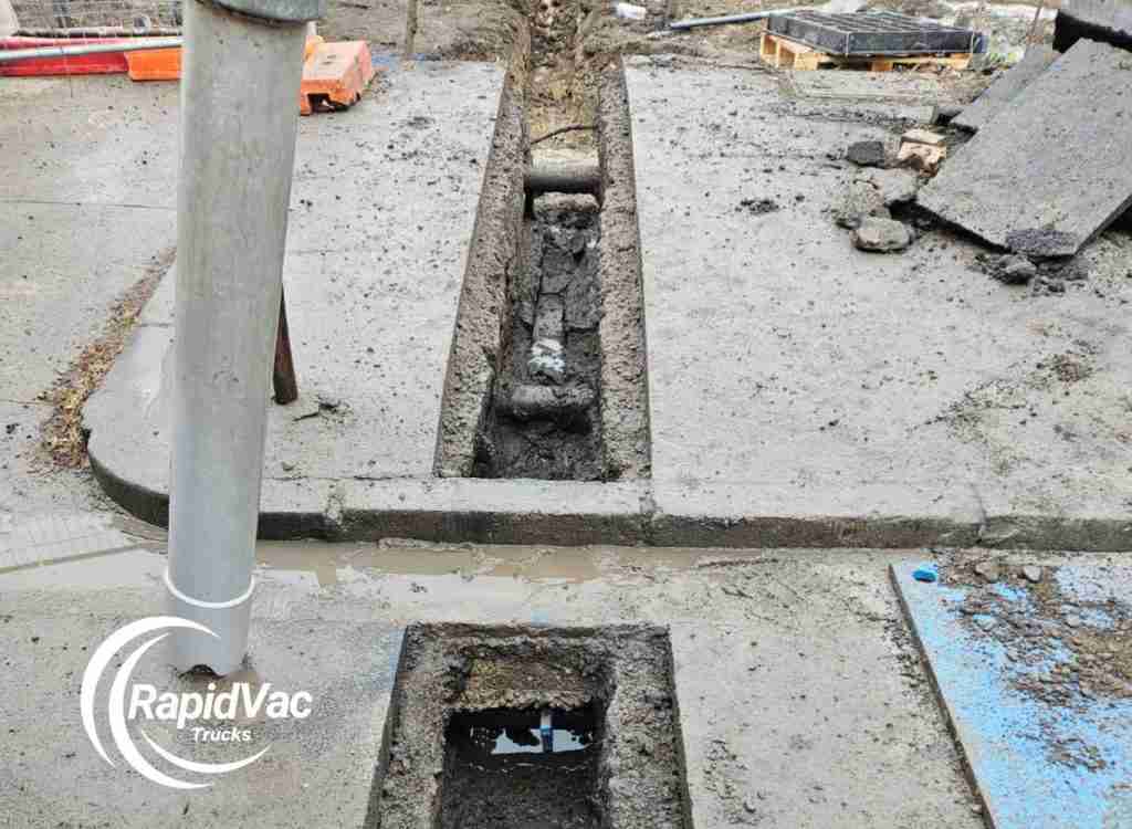 Precision trenching using vacuum excavation for minimal ground disturbance in Gold Coast.